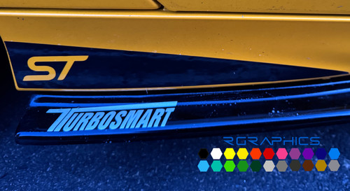 Side skirt vinyl decal - side, –