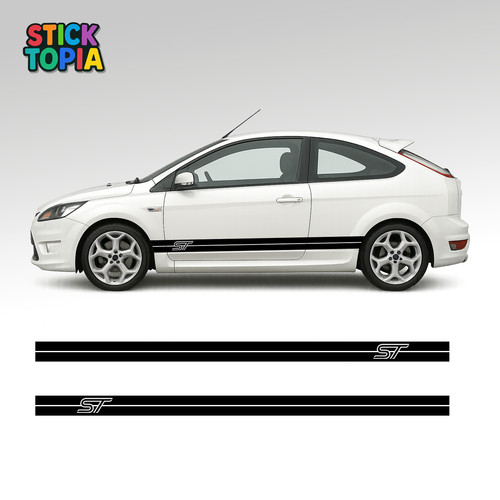Ford focus side stripes - ford, st